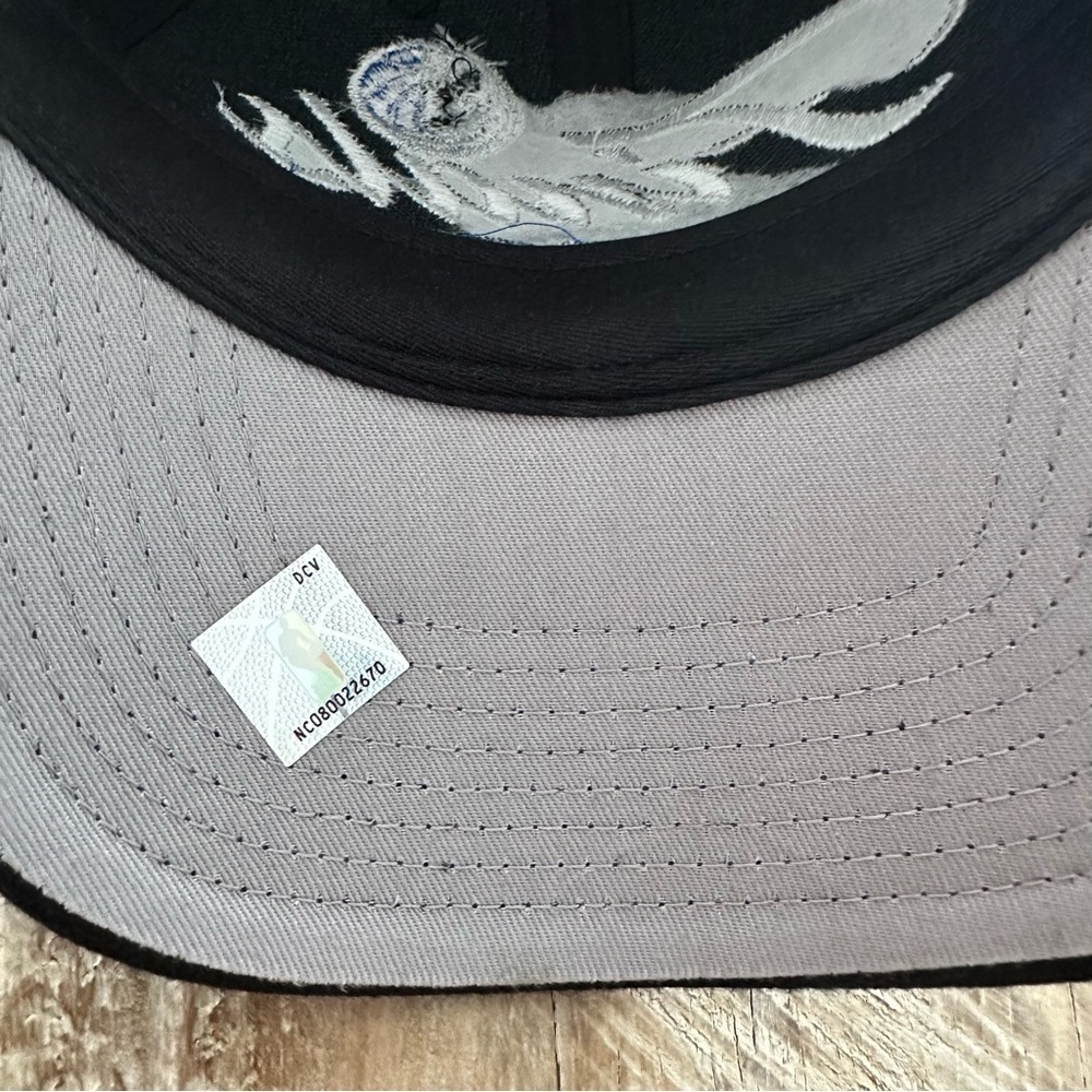 Dallas Mavericks 47 2024 NBA Finals Adjustable Hat Black OSFA Wool Blend NWOT - Picture 4 of 8